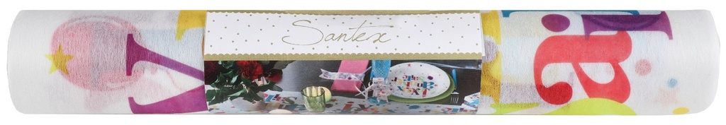 CHEMIN DE TABLE JOYEUX ANNIVERSAIRE 5 METRES