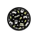 Assiettes "Gamer" 23 cm, paquet de 6