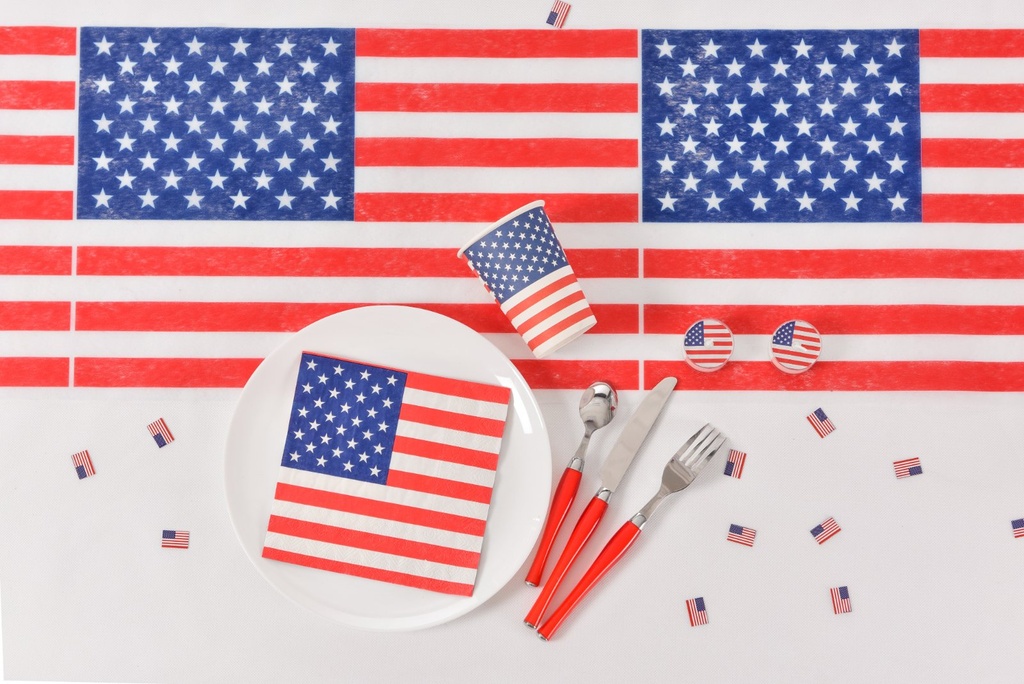 Chemin de table USA 30 x 5m