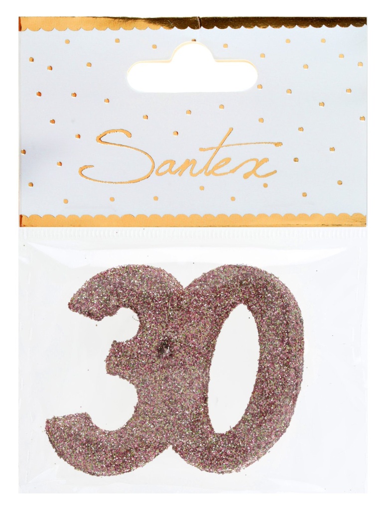 Confettis 40 ans paillettes rose gold