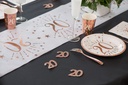 Confettis 40 ans paillettes rose gold