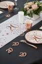Confettis 40 ans paillettes rose gold