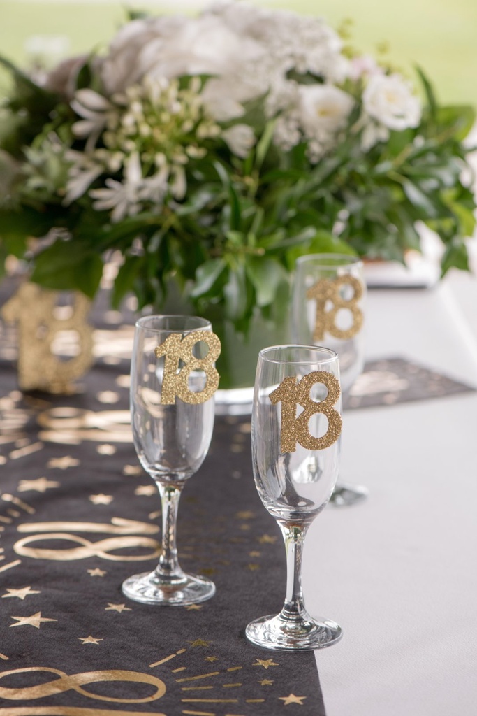 Confettis 60 ans paillettes or