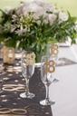 Confettis 60 ans paillettes or