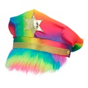 Casquette Rainbow Sheriff (avec fourrure)