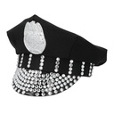 Casquette Police Rock à strass