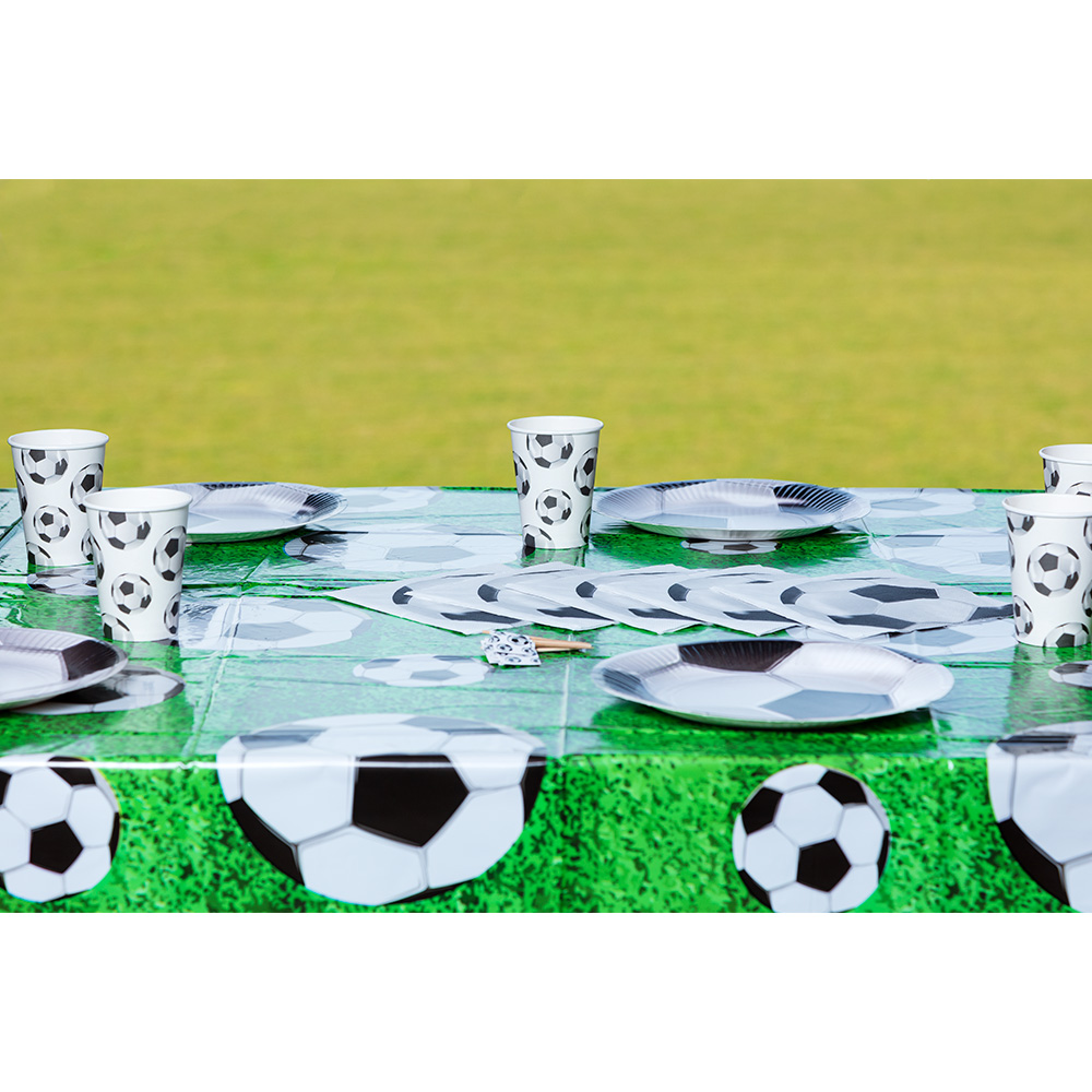 Set 10 Assiettes en carton Football 23CM