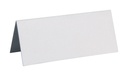 Marque-place rectangulaire en Kraft 7x3 cm, paquet de 10