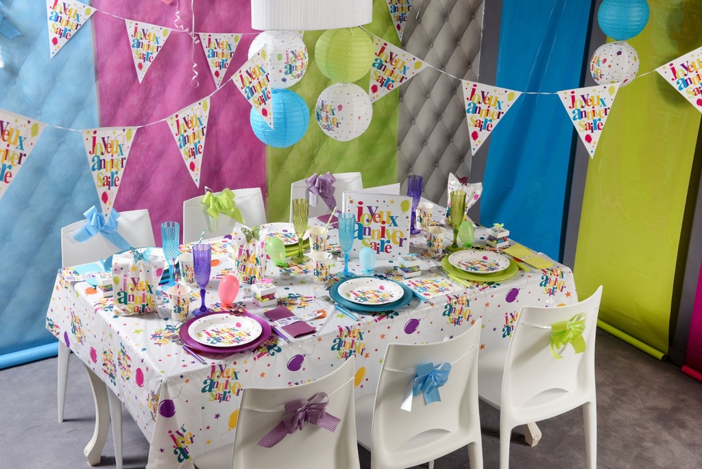 Nappe Joyeux Anniversaire