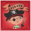Serviettes Pirate, paquet de 20
