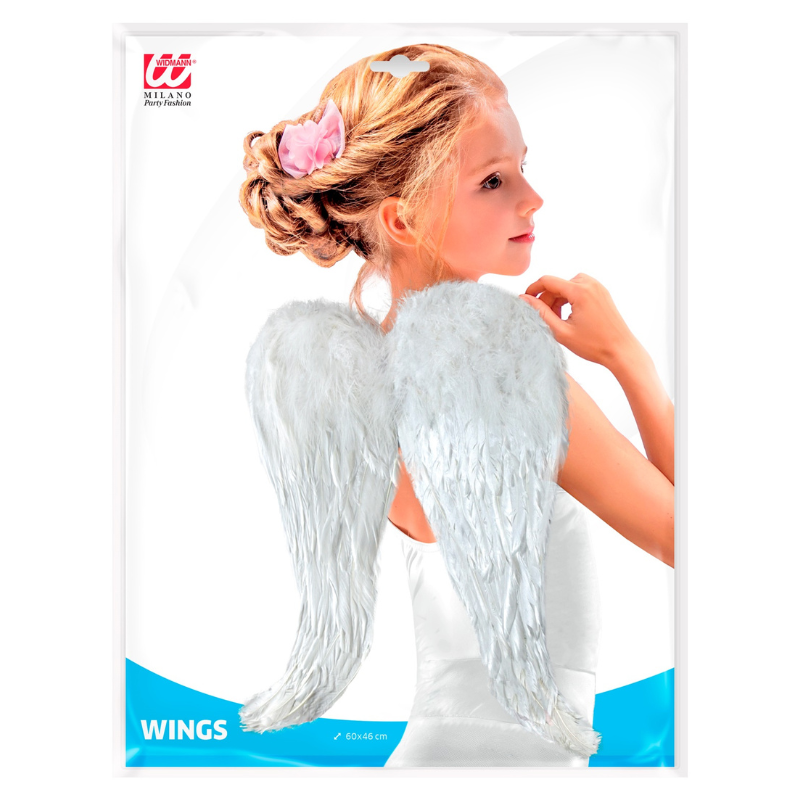 Ailes en Plumes Blanches 51 x 46 cm