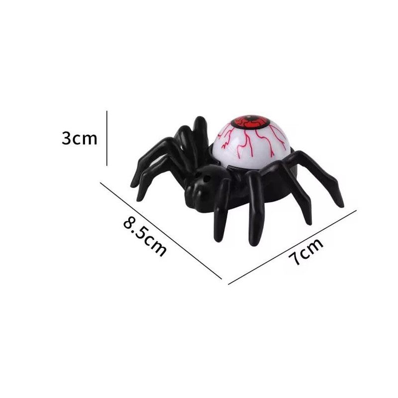 Bougie LED araignée ou oeil 8,5 x 7 x 3 cm - vue 2