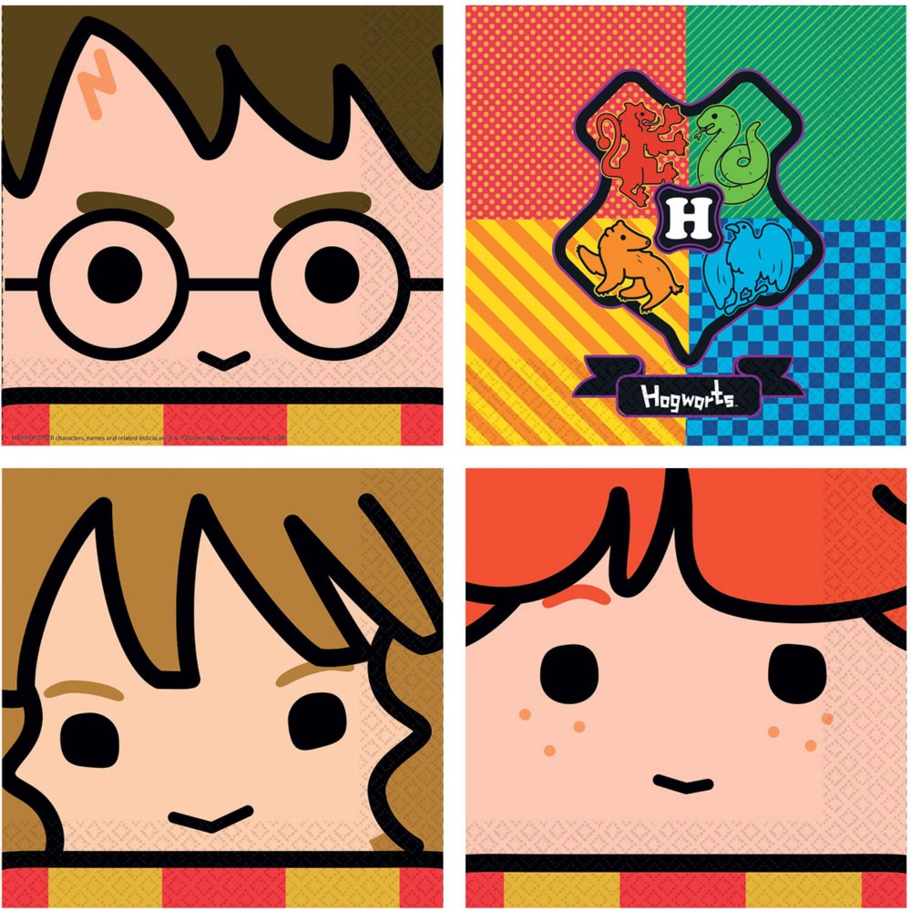 16 Serviettes Harry Potter 33 x 33 cm 2