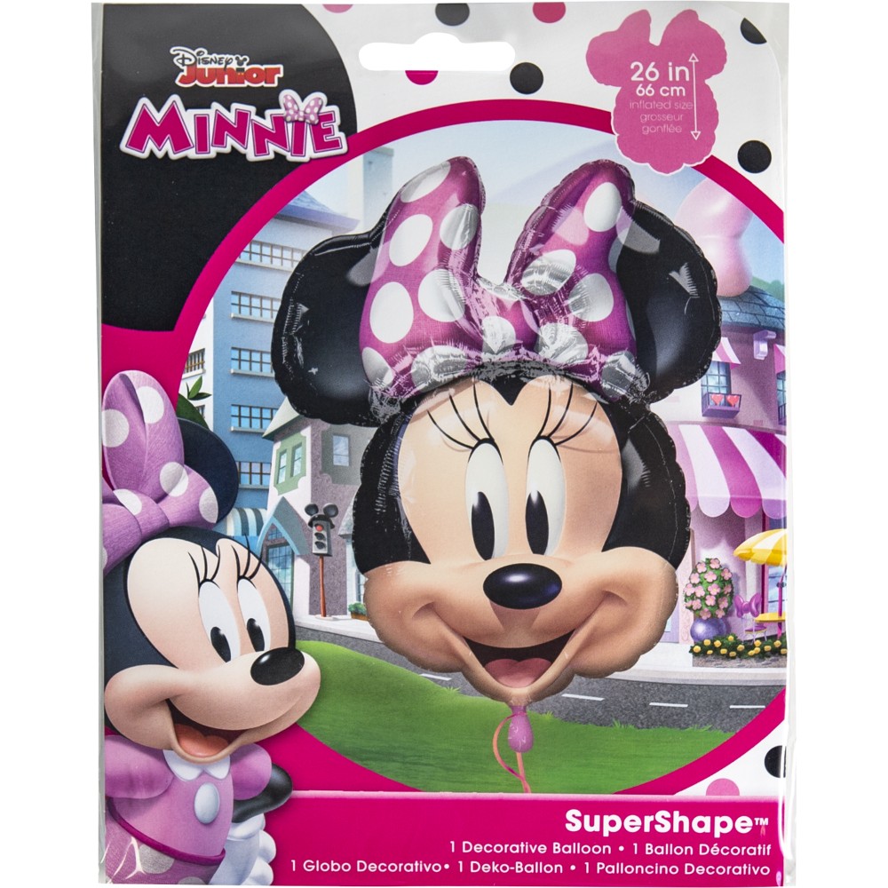 Ballon aluminium - Forme - Tête de Minnie Mouse - 66 x 53 cm 2