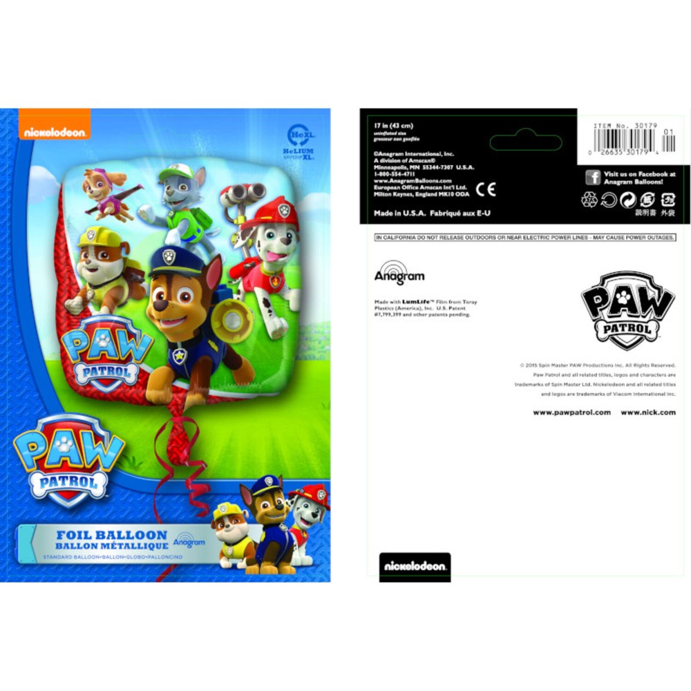 18in/45cm Paw Patrol BULK 2