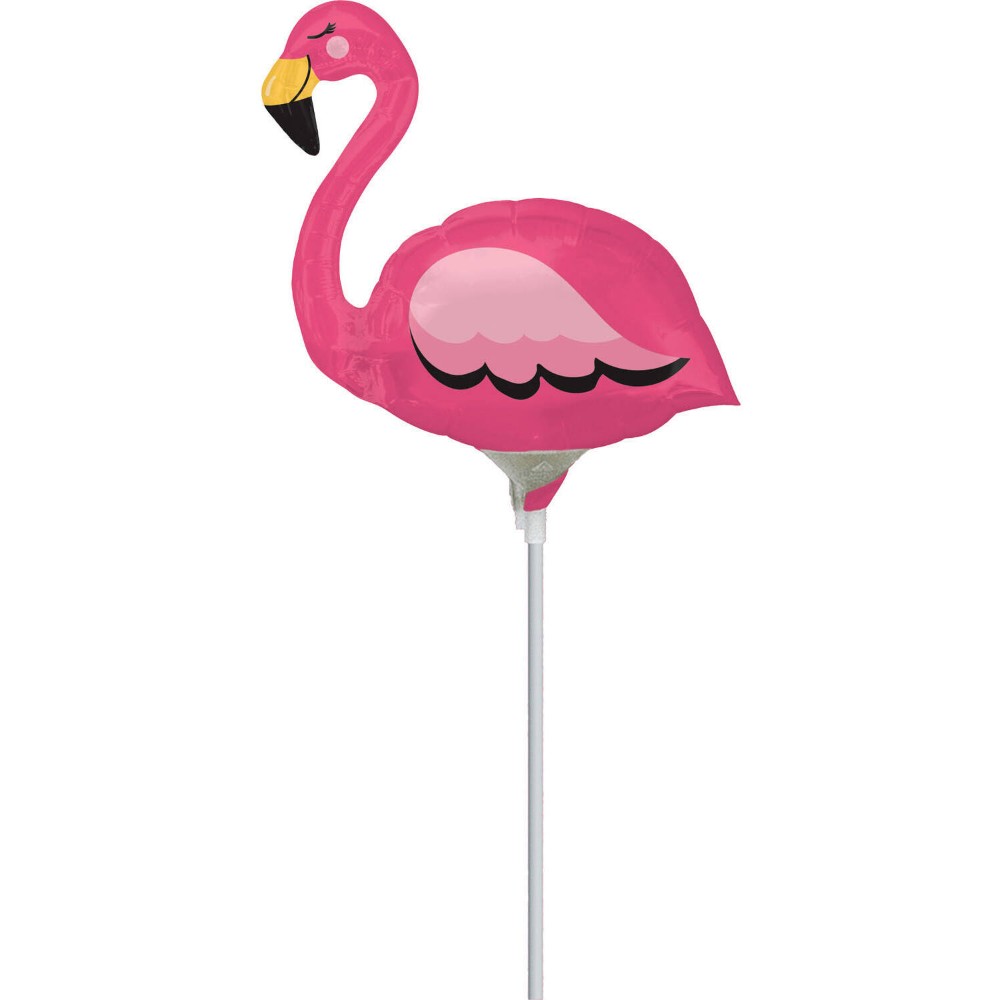 9in/23cm Mini Shape Flamingo BULK 2
