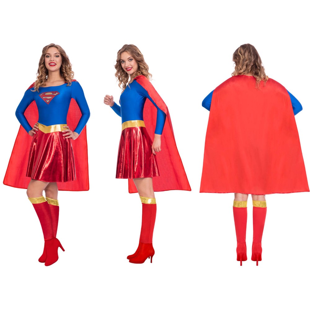 Costume enfant Supergirl classique taille 8-10 ans 2