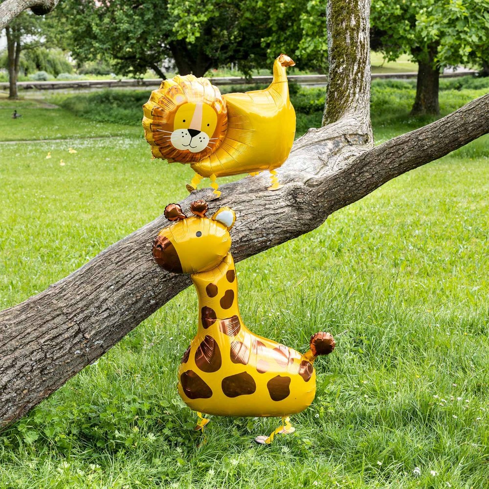 Ballon Marcheur Girafe Ballon Aluminium W24 emballé 89cm x 1 2