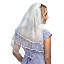 Voile de mariée sur peigne