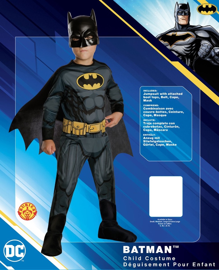 Déguisement Batman classique garçon (3 à 10 ans) – vue 2