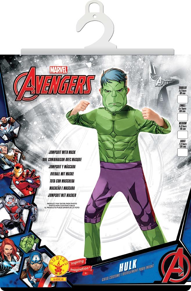 Déguisement Hulk garçon (3 à 8 ans) – vue 2