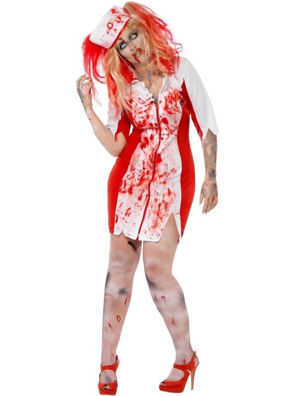 [SMI44340L] Déguisement infirmière zombie (Curvy) (L)