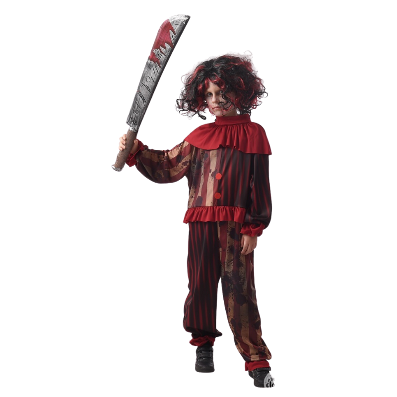 Costume clown diabolique - enfant - 7/9 ans