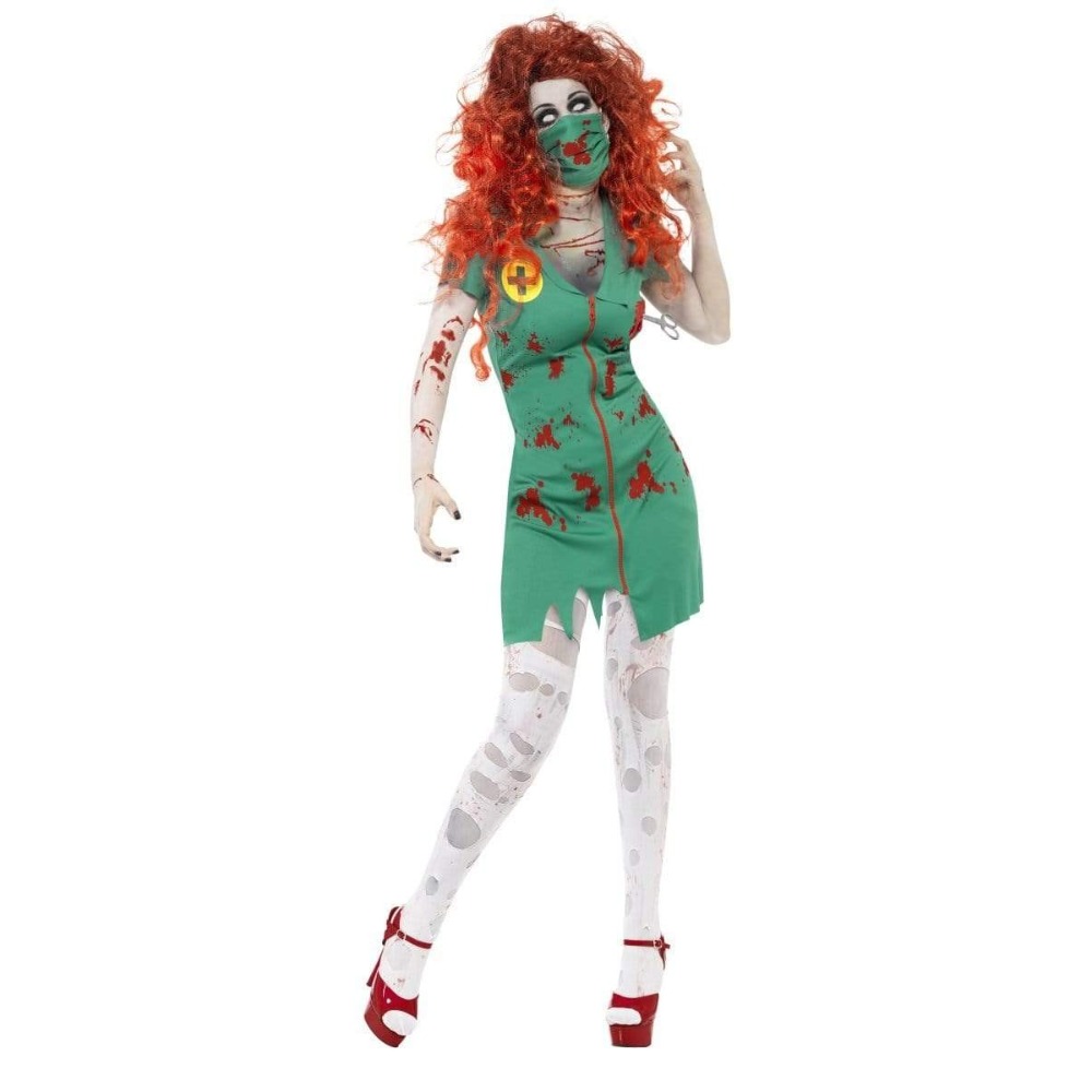 [SMI24373S] Zombie Nurse Costume for Women (S)