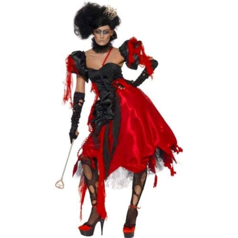 [SMI23020S] Zombie Queen of Hearts Costume for Women (S)