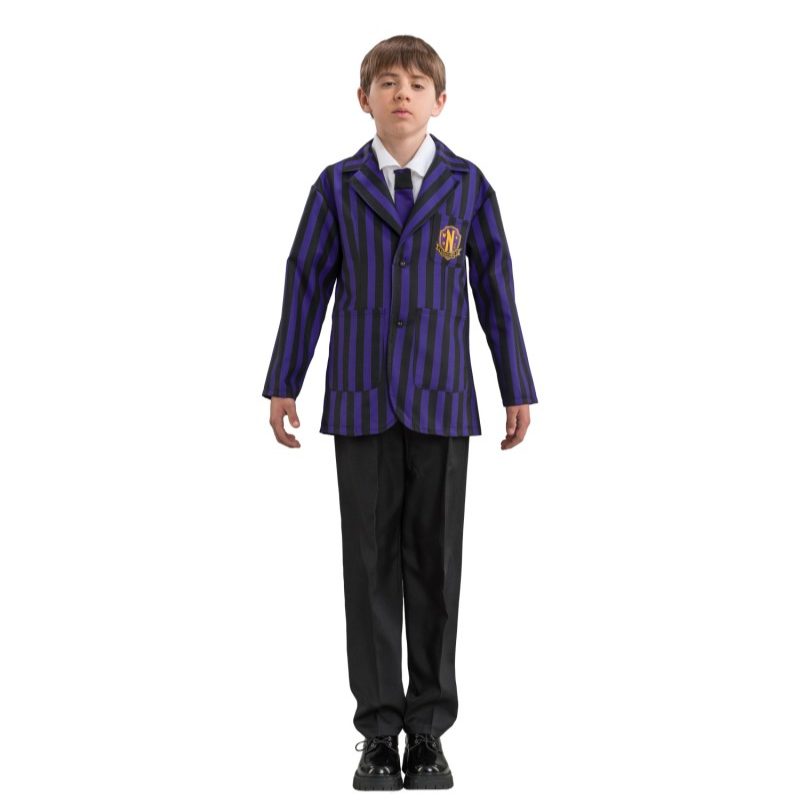 [CHAC4627140] Nevermore Schuluniform-Kostüm Wednesday™ (8-10 ans /140 cm)