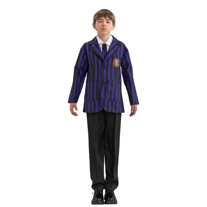 [CHAC4627140] Nevermore Schuluniform-Kostüm Wednesday™ (8-10 ans /140 cm)