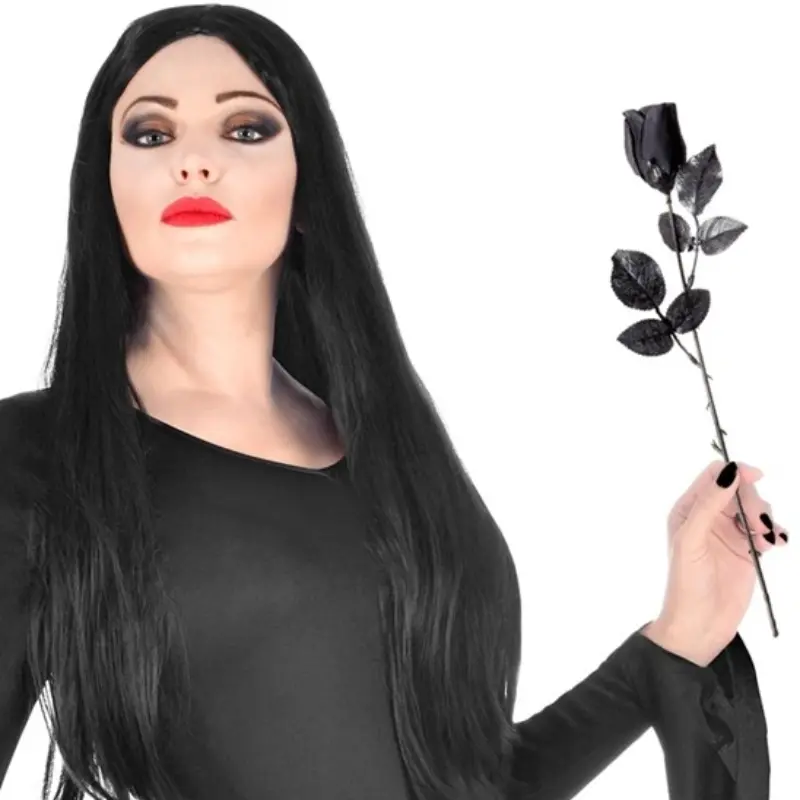 [WID7794F] Künstliche schwarze Rose