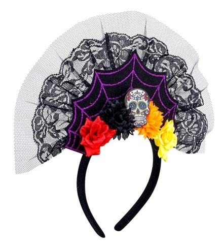 [WID09641] Day of the Dead Headband