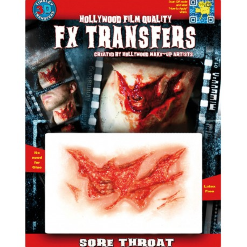 [CHAFXTM-521] Maquillage FX Egorgement 3D transfert