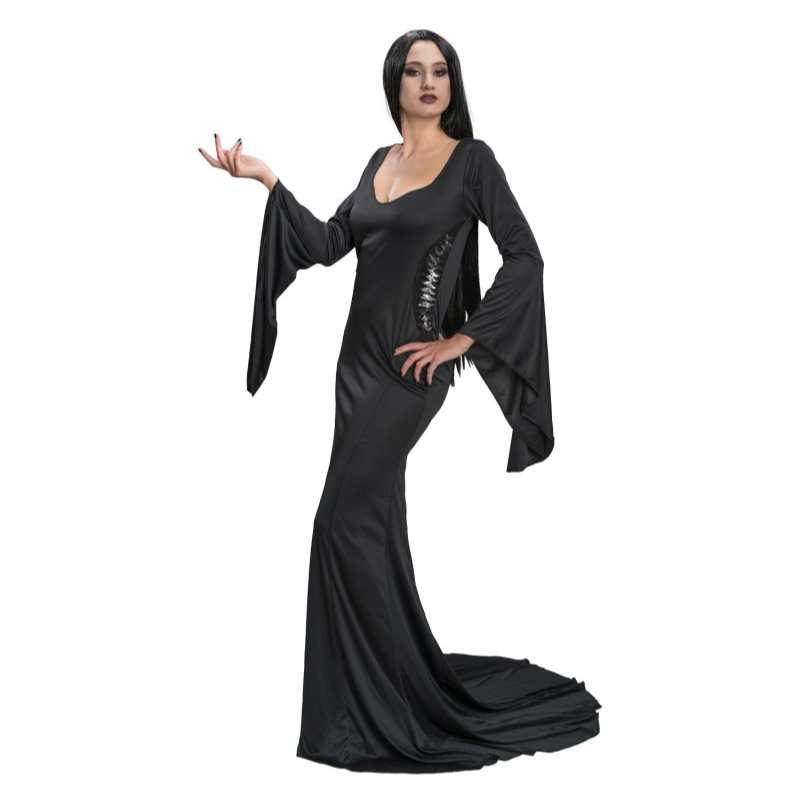 [CHAC4630S] Morticia-Kostüm für Damen - Wednesday™ (S)