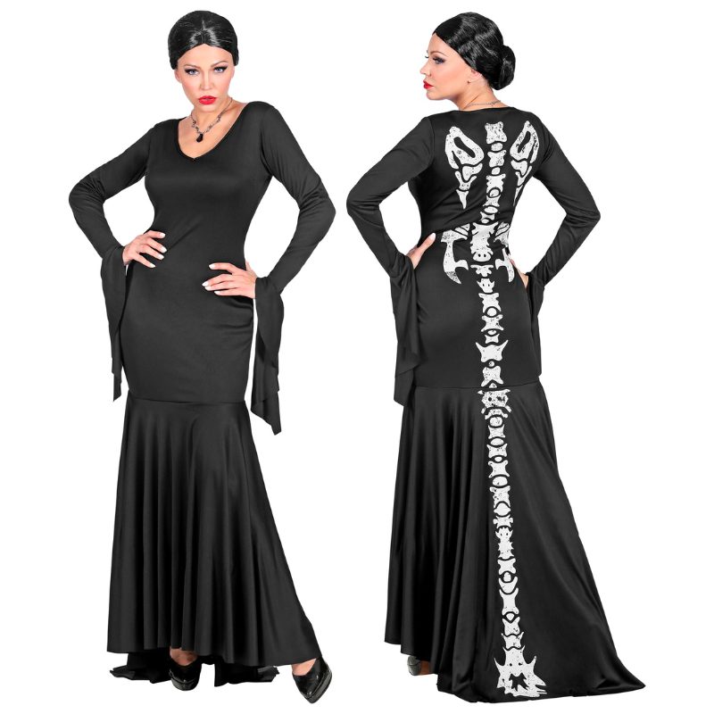 [WID01919] Skeleton Dress Costume for Women (XS)