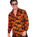 Chemise citrouilles pour homme
