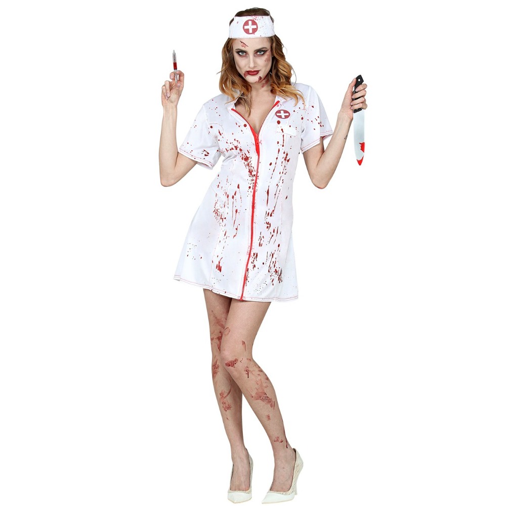 [WID99029] Zombie Nurse Costume for Women (XS)