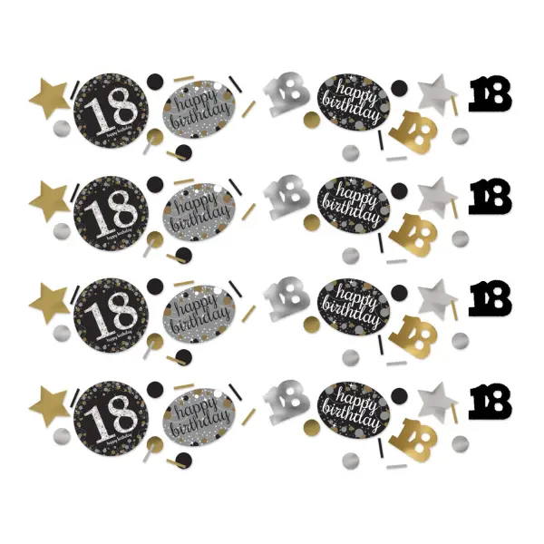 Konfetti 18 Kollektion Sparkling Birthday
