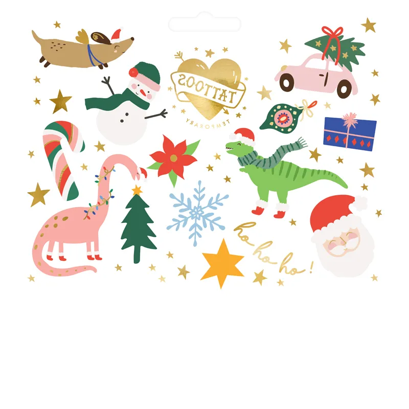 [PARTAT7] "Ho ho ho!" Temporary Tattoo