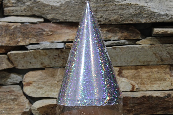 [PARCZAP6-018] Party-Kegelhüte Silber holografisch, 6er-Pack