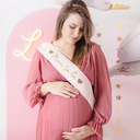 Écharpe "Mom to be" rose