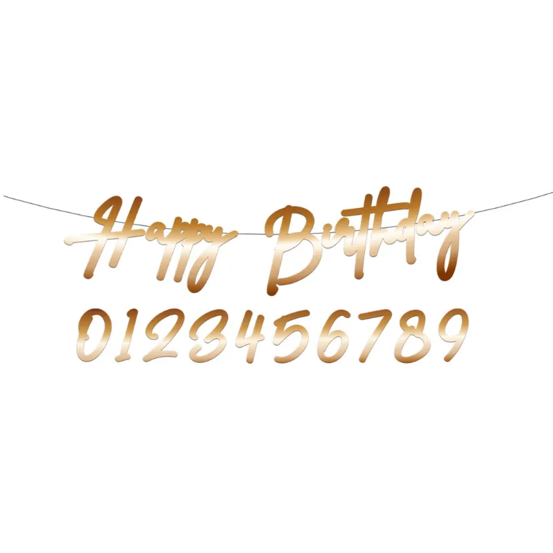 [FOL66008] Guirlande happy birthday personnalisable or