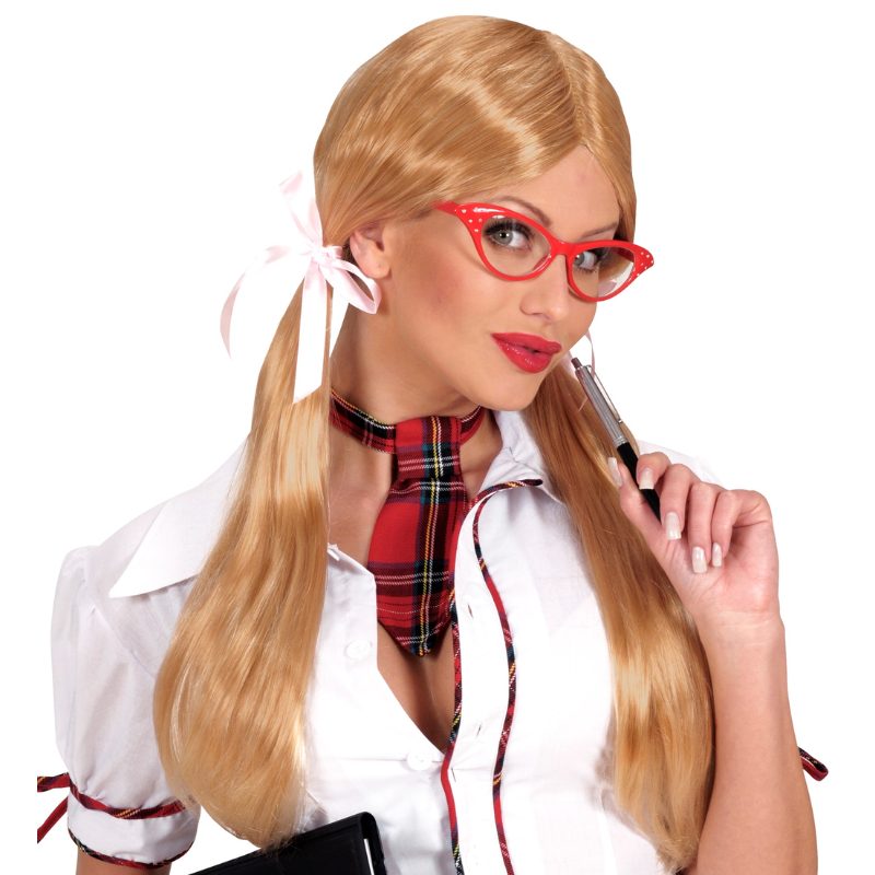 [WIDC0722] Blonde schoolgirl wig (Blond)