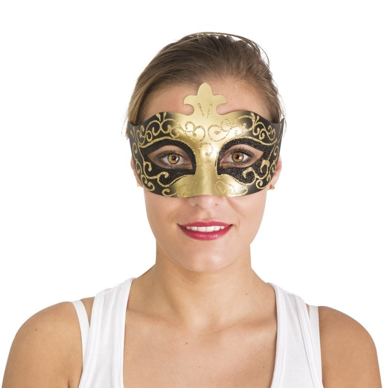 [PCL22025] Masque Vénitien noir et or