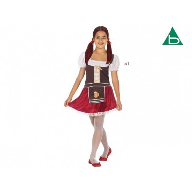 Déguisement Dirndl fille 3-4 ans