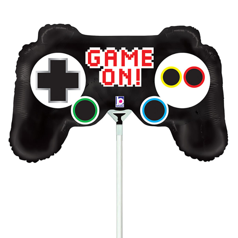 Ballon tige manette de jeux "Game On"