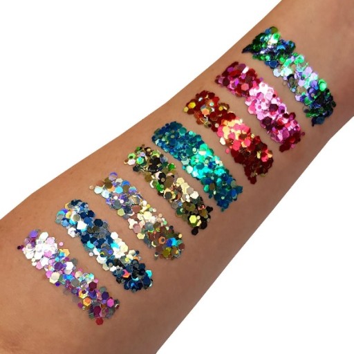 Holographique Chunky glitter face Galaxy
