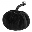 Citrouille en velours 10 cm