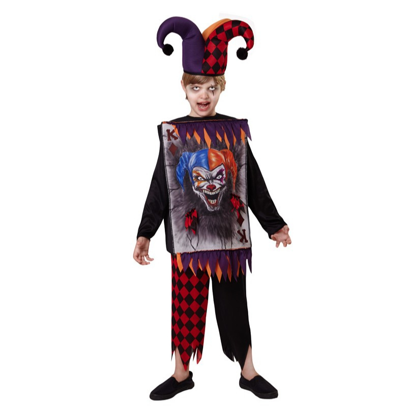 [CHAH4168128] Déguisement garçon Bouffon fou (5-7 ans /128 cm)